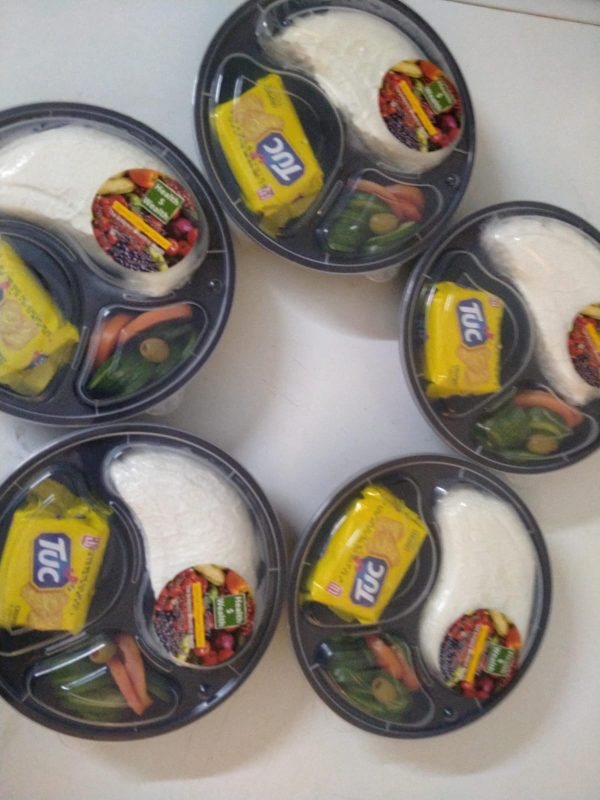 Cheese Platter And Salad Boxes